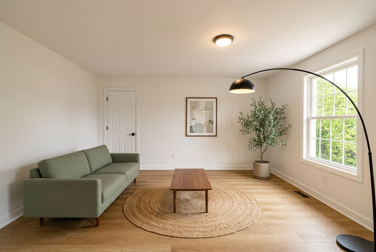 Staged room