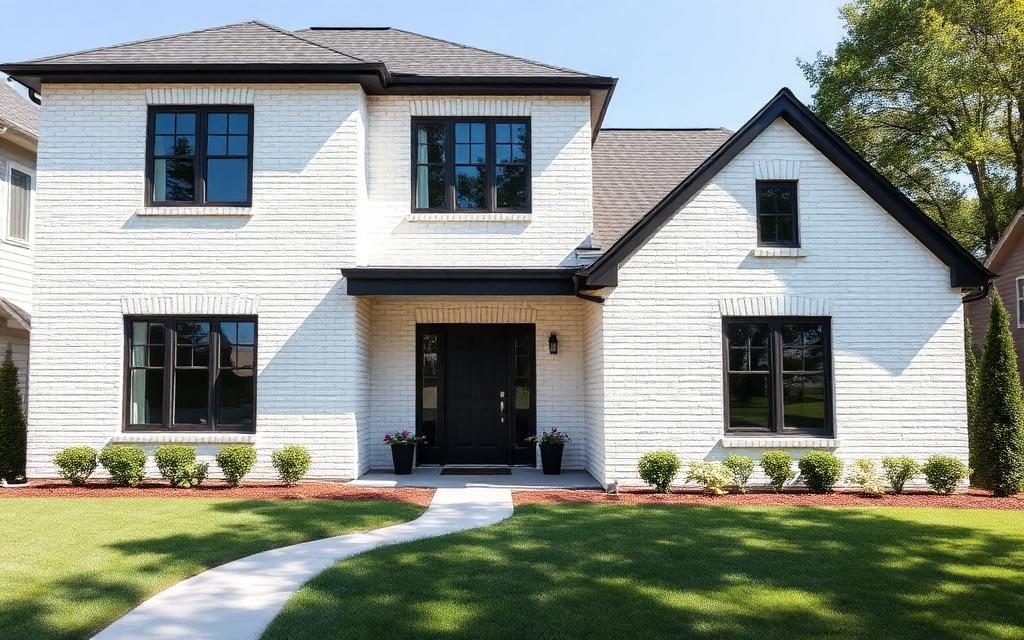 Painted Brick design style example